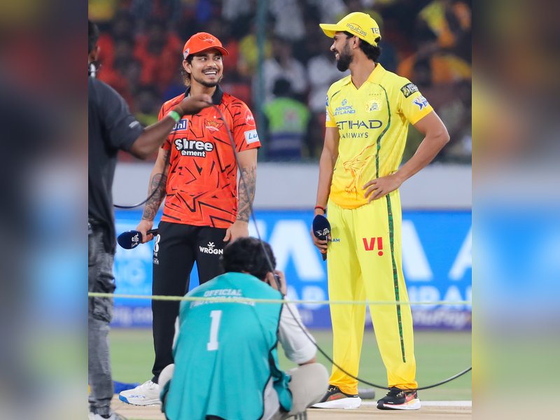 Chennai Super Kings win toss, elect to bowl against Sunrisers Hyderabad at the Rajiv Gandhi International Stadium in Hyderabad on Saturday. Photo credit: IANS 