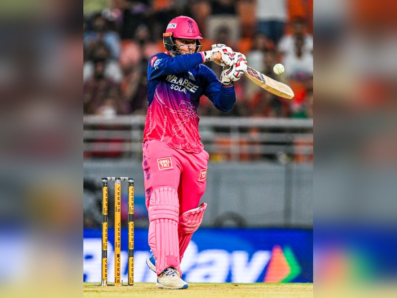 ‘Was told to play freely and enjoy the game’, said Vaibhav Sooryavanshi after 28-ball 97 against Sunrisers Hyderabad in a high-pressure Eliminator in the Indian Premier League (IPL) in New Chandigarh on Wednesday. Photo credit: IANS 