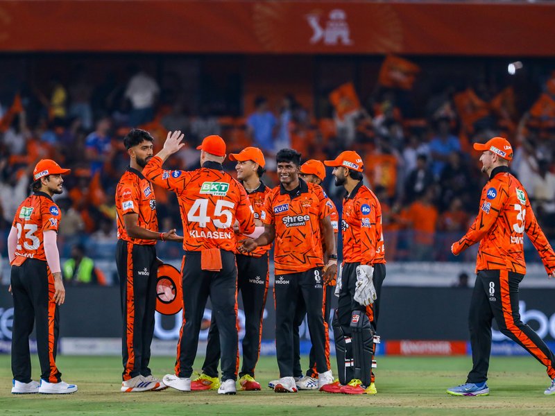 IPL 2026: Debutant Hinge picks scintillating four-fer as SRH end RR's winning run (Ld) 