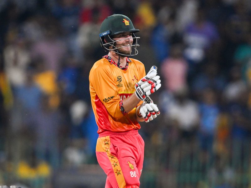 All stats from Zimbabwe’s six-wicket win over Sri Lanka in Group B in the ICC Men's T20 World Cup 2026 in Colombo on Thursday. Photo credit: IANS