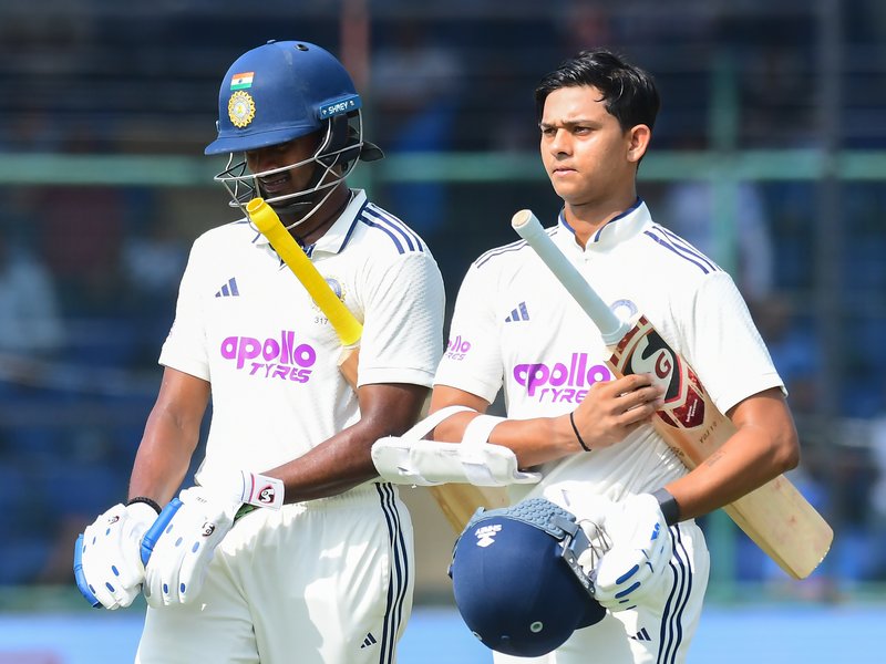 2nd Test: Jaiswal’s unbeaten 173 and Sudharsan’s 87 headline India’s dominant first day (Lead)