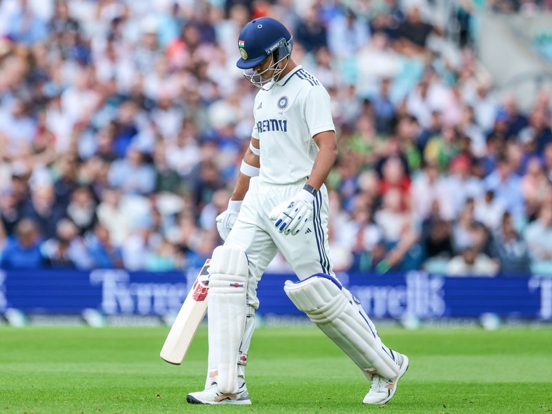No chance if you miss straight one while covering off-stump, says Sanjay Bangar on Yashasvi Jaiswal’s dismissal in the ongoing fifth and final Test of Anderson-Tendulkar Trophy series match at The Oval in London on Thursday. IANS Photos