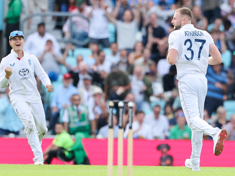 Gus Atkinson five-for guides England to 115-run win against New Zealand in 1st Test