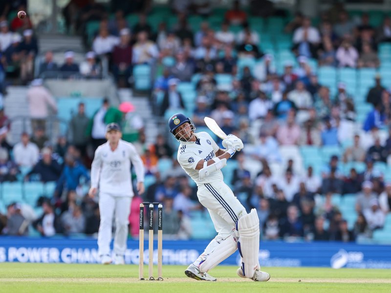 Yashasvi Jaiswal’s fifty, Mohd Siraj and Prasidh Krishna's four-fers keep India just ahead of England at the end of Day 2 of the fifth and final Test of the Anderson-Tendulkar Trophy at The Oval in London on Friday. Photo credit: IANS 