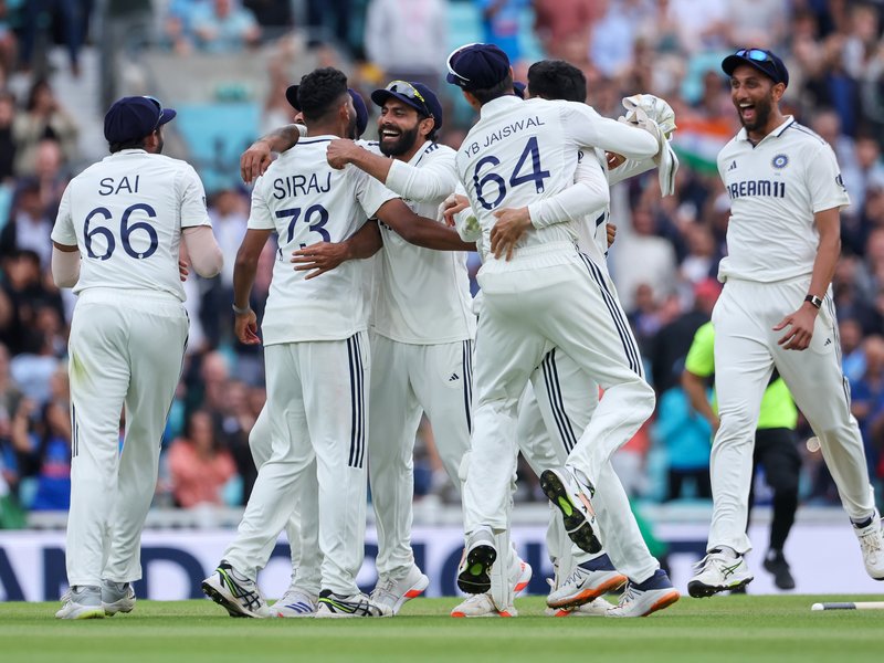 Mohammed Siraj picks a sensational five-for as India beat England by six runs in the fifth and final Test, level series 2-2 on the fifth day of the final Test at The Oval in London. Photo credit: IANS