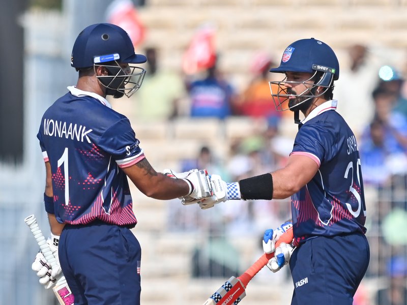 T20 WC: Monank, Sanjay hit fifties as USA post 199/4 against Namibia