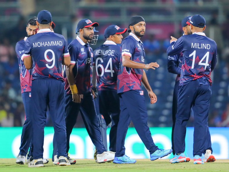 ‘Plan was to stay patient and back my strengths,’ says Harmeet Singh on match-winning 4-21 against the Netherlands in the ICC Men's T20 World Cup 2026 in Chennai on Friday. Photo credit: IANS