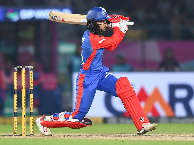 Jemimah Rodrigues credits 'legend' Marizanne Kapp's exceptional bowling for Delhi Capitals' win over Mumbai Indians in the Women's Premier League (WPL) 2026 in Vadodara on Tuesday. Photo credit: IANS