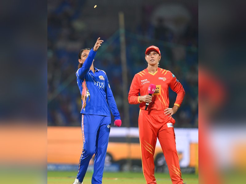 Mumbai Indians elect to bowl as Ayushi Soni debuts for Gujarat Giants in Match 6 of Women's Premier League (WPL) 2026 at the Dr DY Patil Sports Academy in Navi Mumbai on Tuesday. Photo credit: IANS