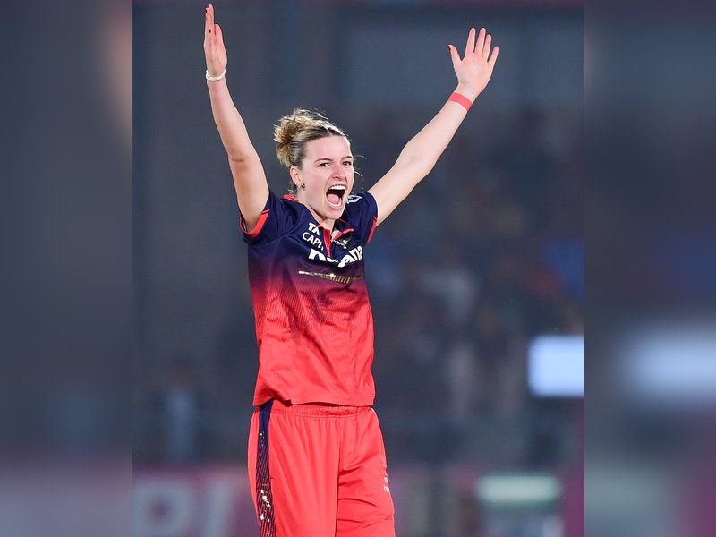I'm just trying to take it all in and enjoy it, says Royal Challengers Bengaluru (RCB) Lauren Bell on title clash in the Women's Premier League (WPL) 2026 at the BCA Stadium at Kotambi in Vadodara on Thursday. Photo credit: IANS