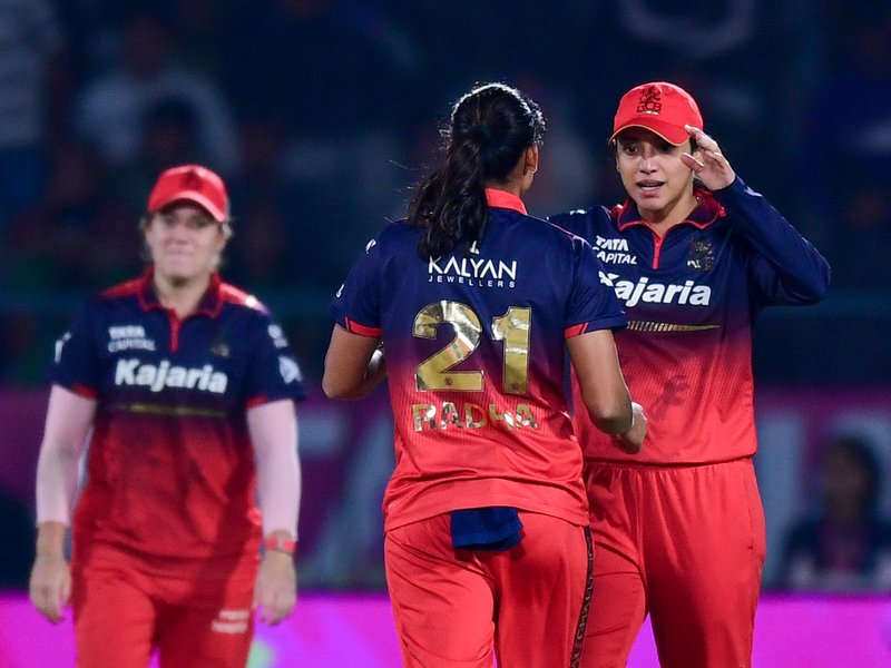 We'll take all the learnings from today and come back stronger, says Smriti Mandhana after Royal Challengers Bengaluru's defeat to Delhi Capitals in a Women's Premier League (WPL) 2026 clash in Vadodara on Saturday. Photo credit: IANS 