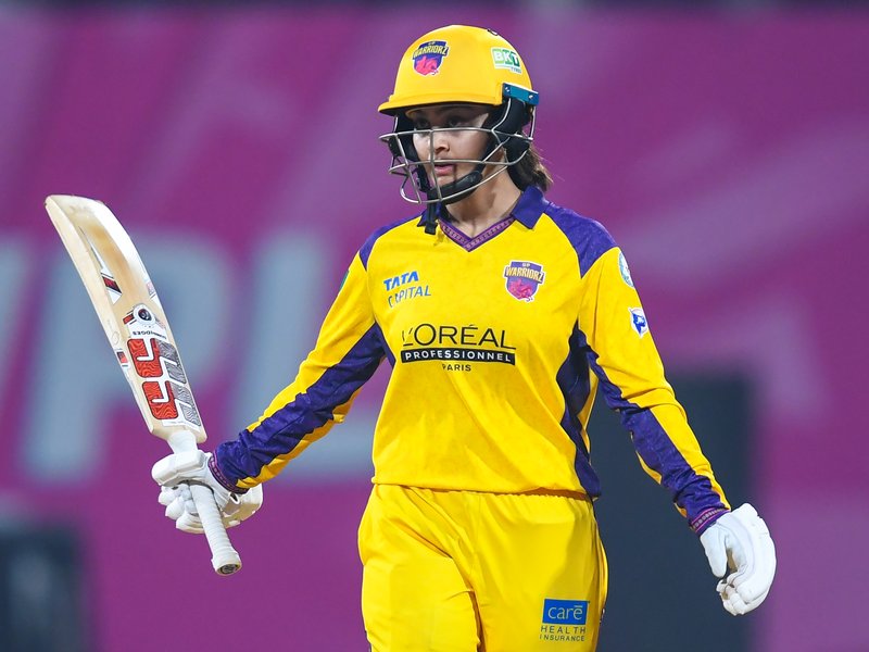 Harleen Deol, Chloe Tryon end UP Warriorz's winless run with seven-wicket victory over Mumbai Indians Match 8 of the Women's Premier League (WPL) 2026 at the DY Patil Stadium in Navi Mumbai on Thursday. Photo credit: IANS