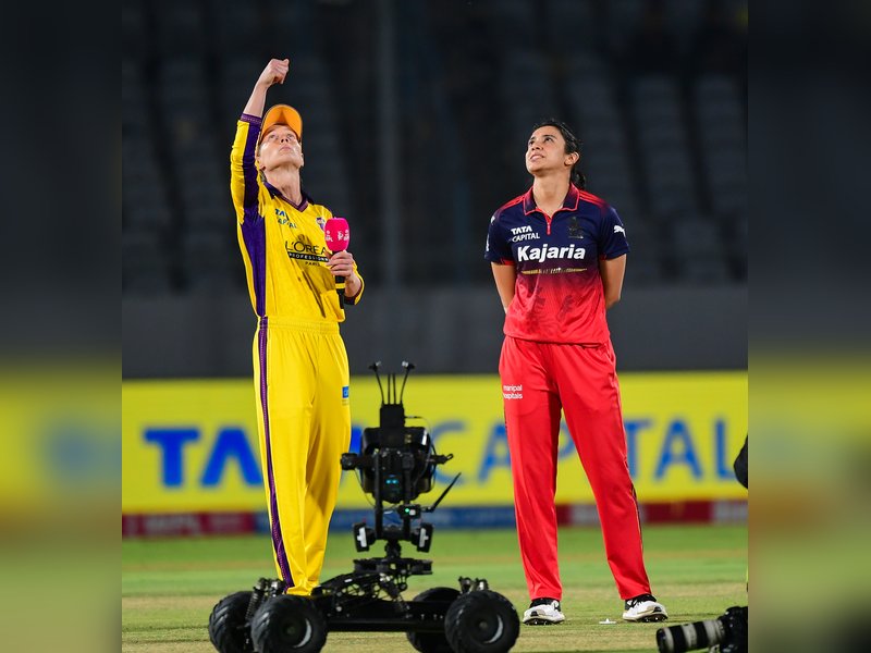 Pooja Vastrakar returns, Amy Jones replaces Litchfield as Royal Challengers Bengaluru ask UP Warriorz to bat first in Vadodara on Thursday. Photo credit: IANS