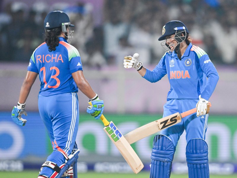 Women's World Cup: Richa Ghosh's brilliant 94 lifts India to 251 against South Africa