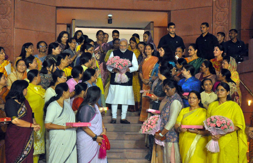 Country all set to take historic step towards women's empowerment: PM Modi