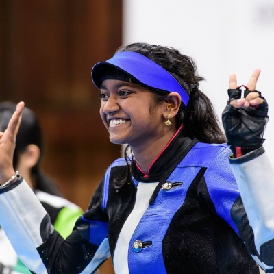 Asian Rifle/Pistol C’ships: Elavenil wins gold, Shambhavi breaks junior record for top-of-the-podium finish