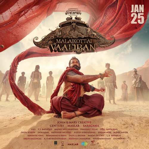  Mohanlal-starrer ‘Malaikottai Vaaliban’ locks its release for Jan 25, next year