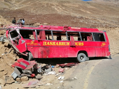 Pakistan: Two people killed, 42 others injured after bus overturns in Balochistan (File Image)