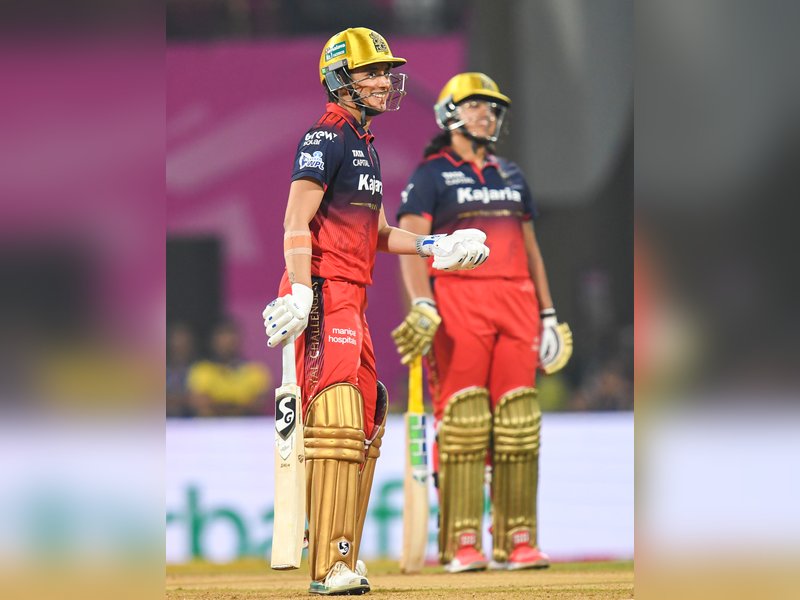 The way everyone bowled and executed plans was really special to watch, says Smriti Mandhana after RCB's victory over UP Warriorz in Women's Premier League (WPL) 2026 in Navi Mumbai on Monday night. Photo credit: IANS