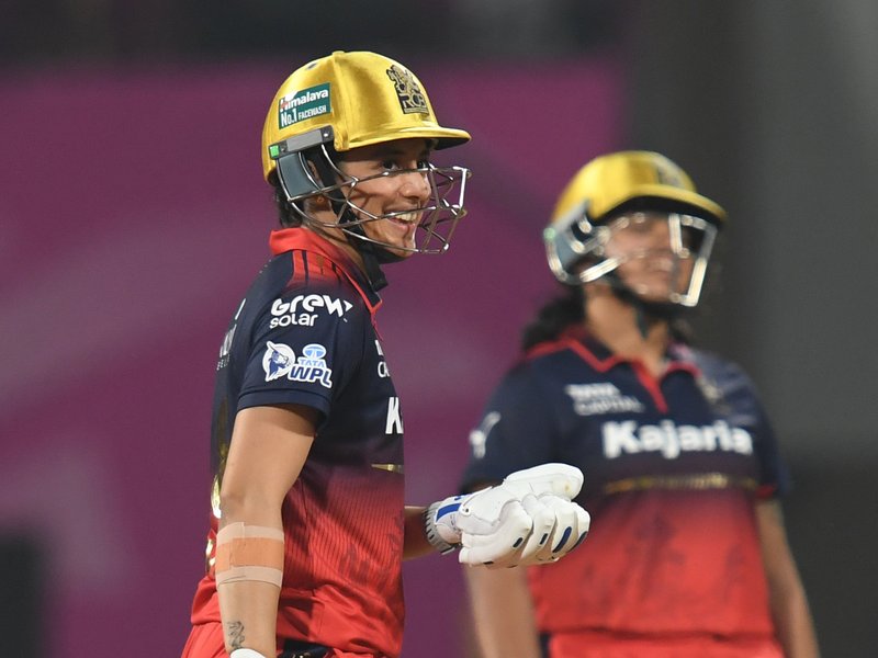 I did kinda think I will face the older ball, says Royal Challengers Bengaluru (RCB) star Grace Harris after scoring a blistering 85 against UP Warriorz in the Women's Premier League (WPL) 2026 in Navi Mumbai on Monday. Photo credit: IANS