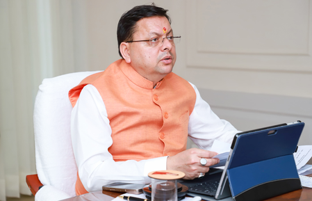 उत्तरकाशी श्रीमद्भागवत कथा में शामिल हुए सीएम पुष्कर सिंह धामी, जनकल्याण और समृद्धि की कामना