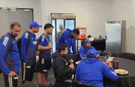 महिला विश्व कप गौतम गंभीर, जसप्रीत बुमराह और रिंकू सिंह फाइनल मैच देखते नजर आए