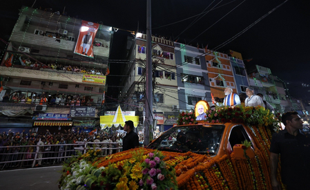 पटना में पीएम मोदी के रोड शो के बाद भाजपा नेताओं में दिखा उत्साह