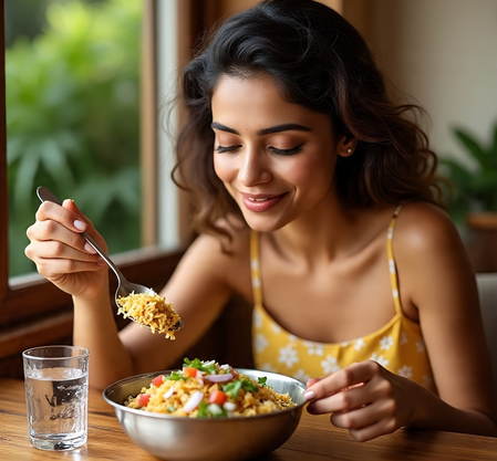 पोहा सिर्फ नाश्ता नहीं, बल्कि है हेल्थ बूस्टर ! जानिए खाने का आयुर्वेदिक तरीका