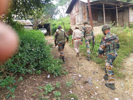 Four Kuki militants neutralised in Manipur; security operation on