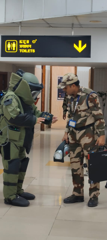 Mock bomb threat drill conducted at Imphal airport to test security preparedness