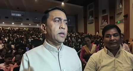 वंदे मातरम की 150वीं वर्षगांठ पर पीएम मोदी की तरफ से शुरू किए गए पहल का स्वागत करते हैं सीएम प्रमोद सावंत वंदे मातरम की 150वीं वर्षगांठ पर पीएम मोदी की तरफ से शुरू किए गए पहल का स्वागत करते हैं सीएम प्रमोद सावंत