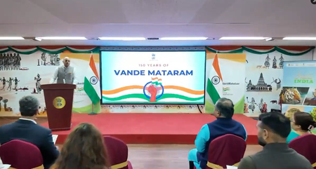 Indian community marks 150 years of Vande Mataram in China's Shanghai