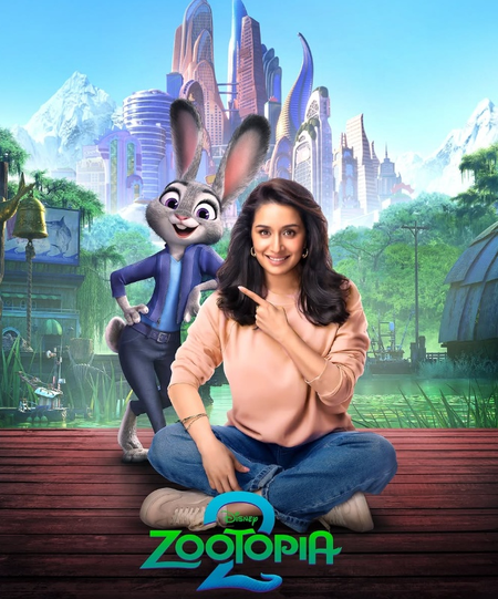 Shraddha Kapoor to voice Judy Hopps in the Hindi version of Zootopia 2 Shraddha Kapoor to voice Judy Hopps in the Hindi version of Zootopia 2
