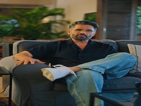 सुनील शेट्टी ने जय के लिए स्टेज पर किया धमाकेदार डांस, तुलु सिनेमा में पहली बार दिखेंगे सुनील शेट्टी ने जय के लिए स्टेज पर किया धमाकेदार डांस, तुलु सिनेमा में पहली बार दिखेंगे