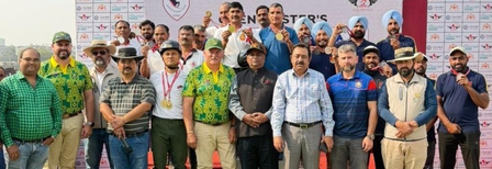 पंजाब पुलिस की शानदार उपलब्धि मास्टर्स इंटरनेशनल टेंट पेगिंग चैंपियनशिप में डीआईजी ने जीता सिल्वर मेडल