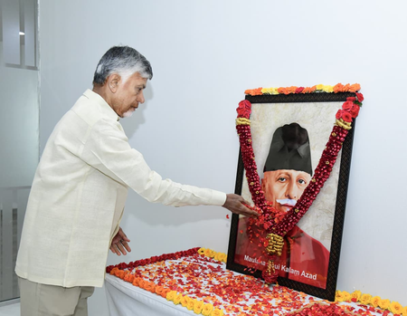 Telangana, Andhra Pradesh CMs recall Maulana Azad's contributions to education sector
