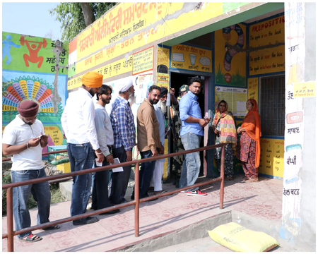 तरनतारन उपचुनाव में लगभग 60.95 फीसदी हुआ मतदान पंजाब सीईओ