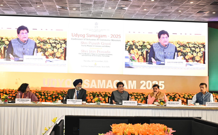 उद्योग समागम 2025 की चर्चा भारत के औद्योगिक इकोसिस्टम को मजबूत बनाने पर रही केंद्रित  पीयूष गोयल