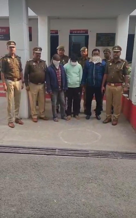 ग्रेटर नोएडा टायर चोरी करने वाले गैंग का भंडाफोड़, तीन वांछित गिरफ्तार