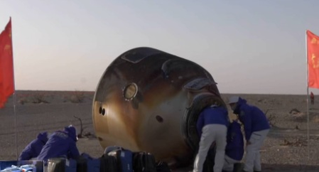 सुरक्षित वापस लौटे चीनी शनचो-20 अंतरिक्ष यान के तीन सदस्य