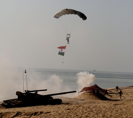 आर्मी, नेवी व एयरफोर्स का त्रिशूल साइबर युद्ध जैसी योजनाओं का अभ्यास