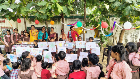 प्री- प्राइमरी के 38 लाख नन्हे बच्चों ने बनाया कीर्तिमान, बाल मेले में उमड़ा उत्साह प्री- प्राइमरी के 38 लाख नन्हे बच्चों ने बनाया कीर्तिमान, बाल मेले में उमड़ा उत्साह