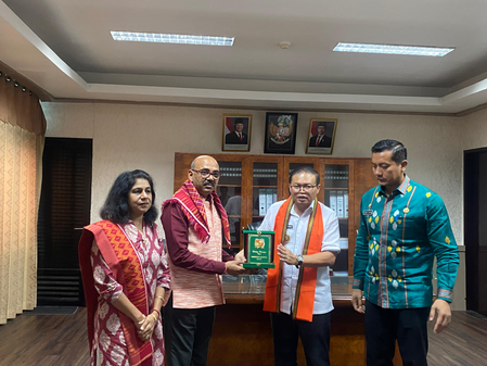 Indian envoy and Karo's Deputy Regent discuss collaboration in culture, tourism Indian envoy and Karo's Deputy Regent discuss collaboration in culture, tourism