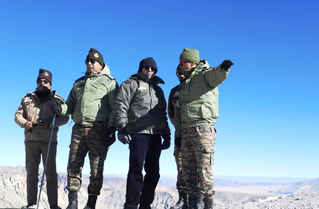 Defence Secretary reviews roads, infra in Central Sector's forward locations