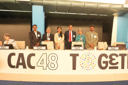 India re-elected to Codex Executive Committee, reaffirms collaborative global food governance
