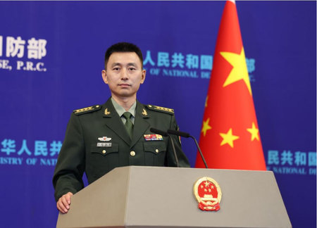 चीनी रक्षा मंत्रालय ने थाइवान को अमेरिकी हथियारों की बिक्री पर प्रतिक्रिया व्यक्त की
