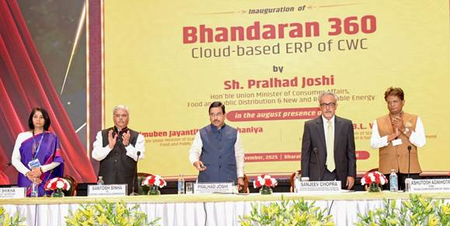 केंद्र ने फूड स्टोरेज और लॉजिस्टिक्स सिस्टम को मजबूत करने के लिए डिजिटल पहलों की शुरुआत की