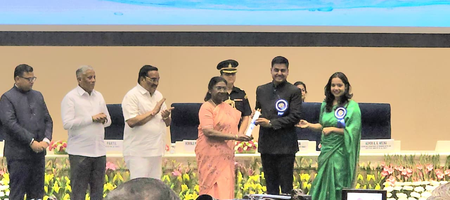 छत्तीसगढ़ राजनांदगांव को मिले दो राष्ट्रीय पुरस्कार, राष्ट्रपति द्रौपदी मुर्मू ने किया सम्मानित