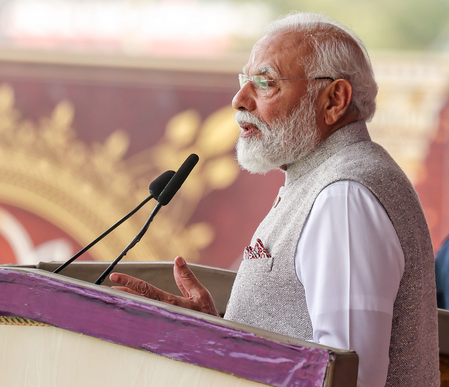 We bow in reverence to Shri Guru Tegh Bahadur Ji's unmatched courage, sacrifice: PM Modi