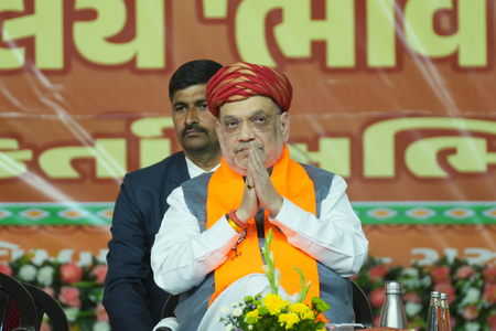 'Copying policies won't work', says HM Amit Shah; slams Cong in Gujarat